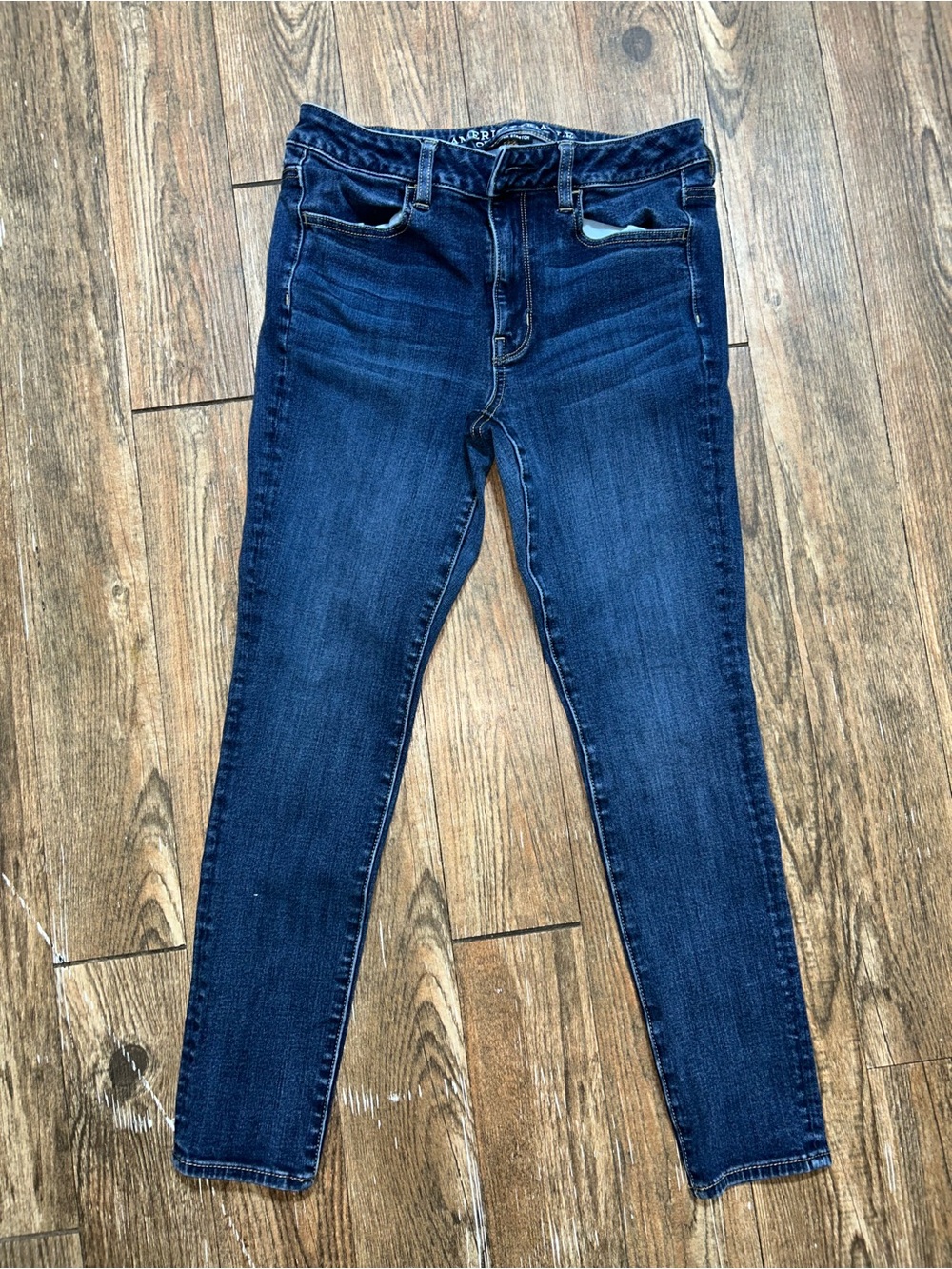 American Eagle Outfitters Dark Blue Skinny Jeans